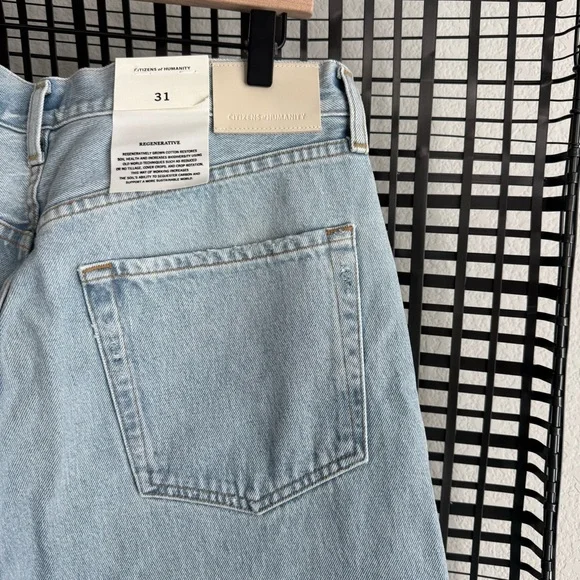 Citizens of Humanity Ayla Raw Hem Crop Jeans freshwater - Picture 8 of 10